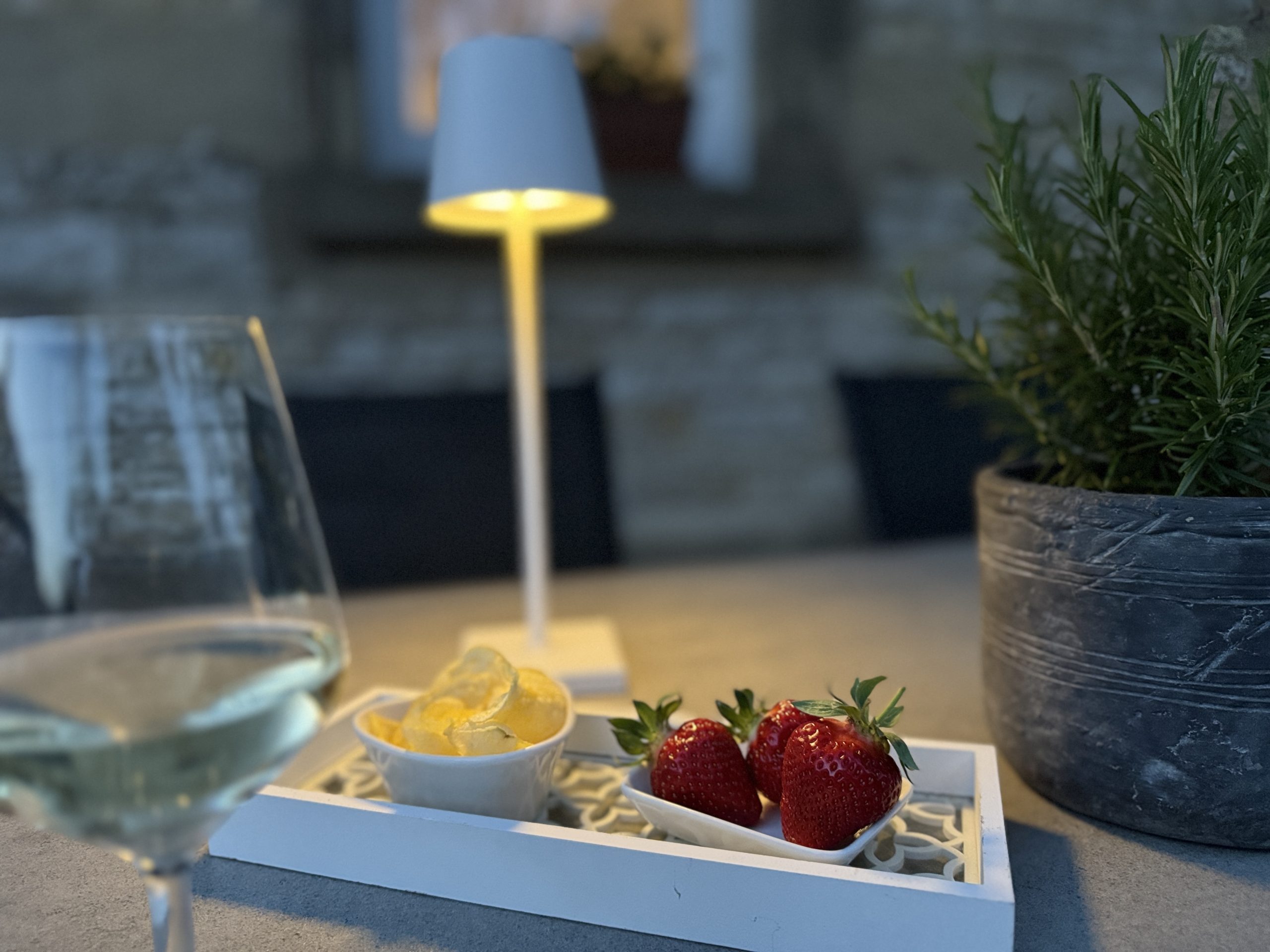 Terrasse FeWo taubertal